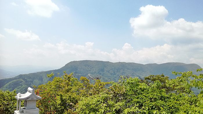 戸神山山頂からの景色