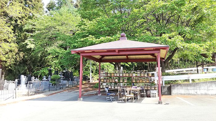 戸神山の清楽寺跡駐車場